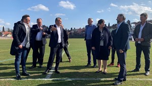 Savićević i Đurđevac obišli radove na stadionu FK Iskra