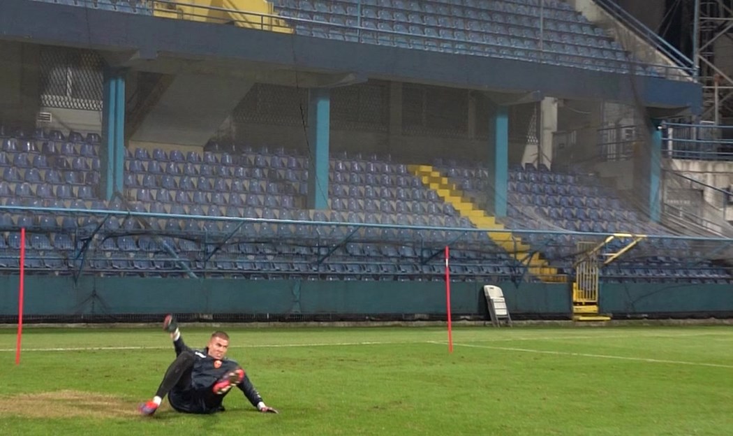 Reprezentativci odradili trening na stadionu Pod...