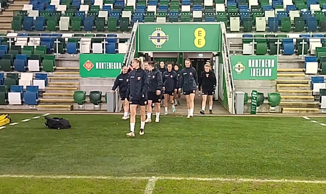 Trening naših fudbalerki pred revanš meč sa...